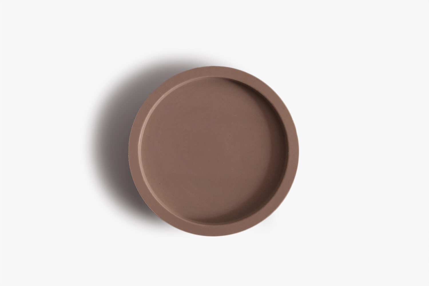 Mocha Round Trinket Tray