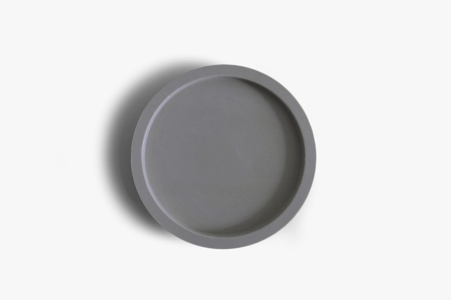 Slate Grey Petite Round Trinket Tray
