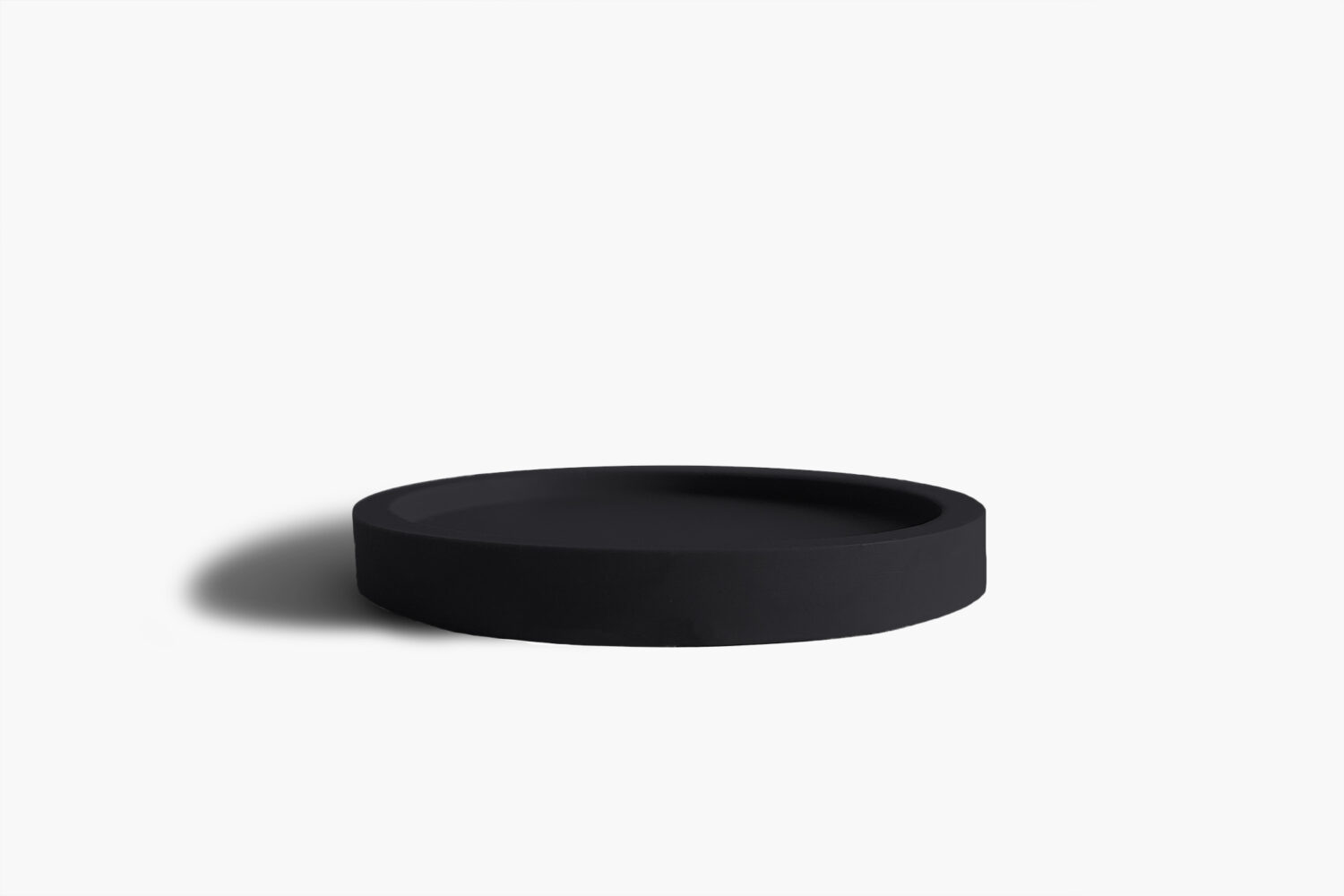 Smoky Black Round Trinket Tray - Image 2