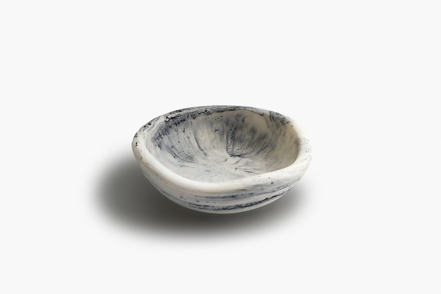 Marble Organic Shape Trinket Dish - Sandstorm