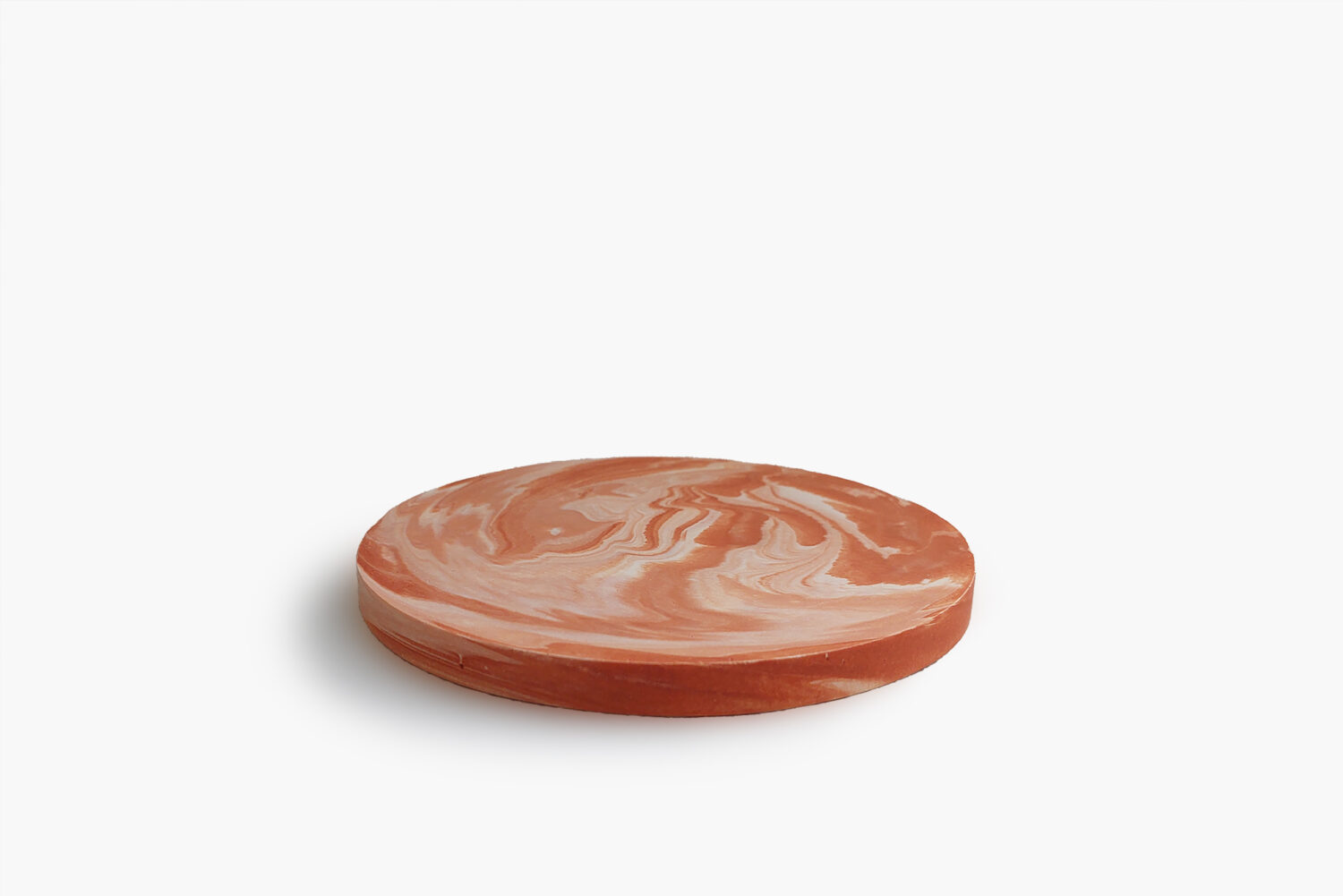 Marble Round Tray - Sunset Glow - Image 2
