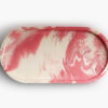 Marble Pill Shaped Tray - Blueberry Yogurt