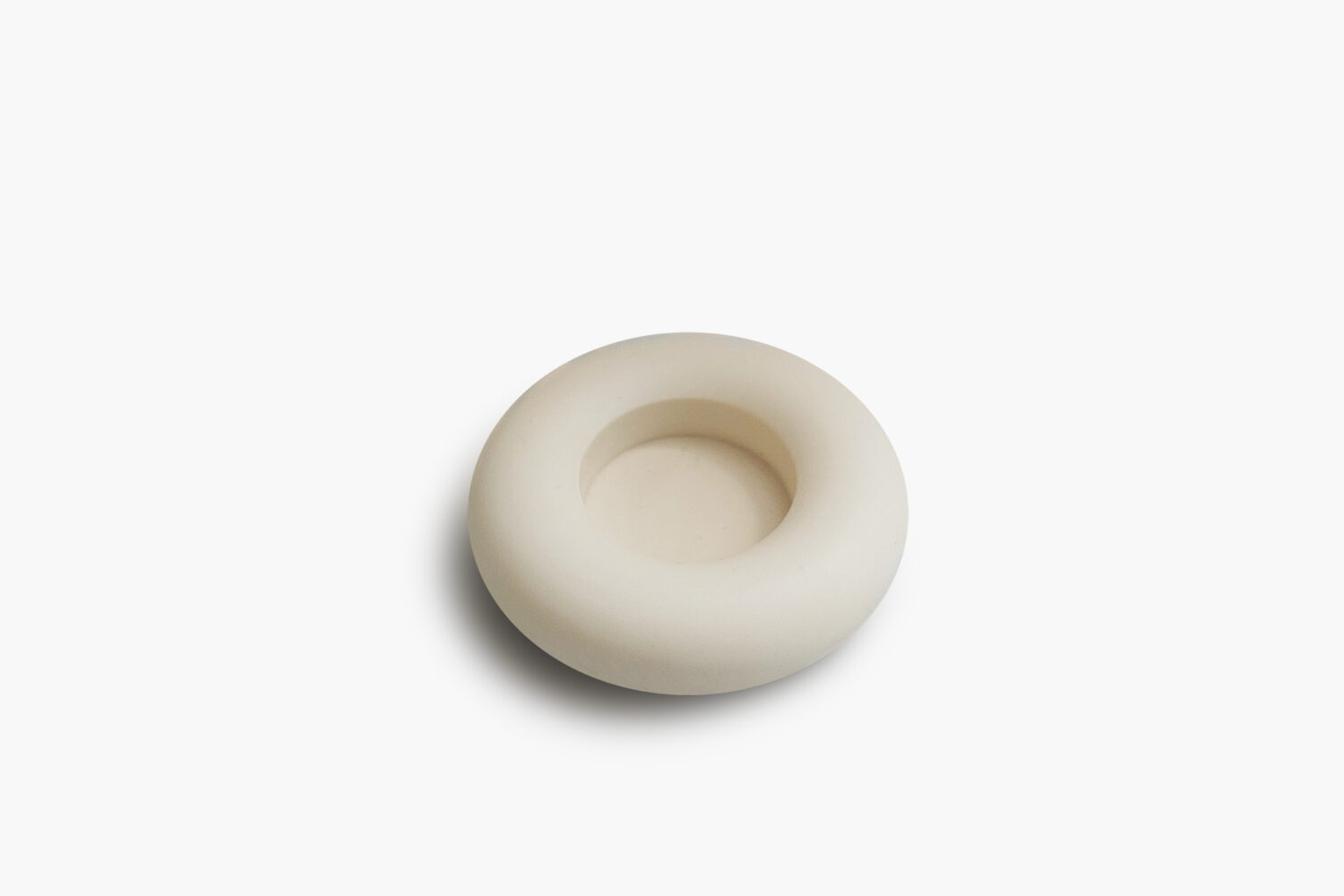 Sand White Round Tea Light Candle Holder - Image 2